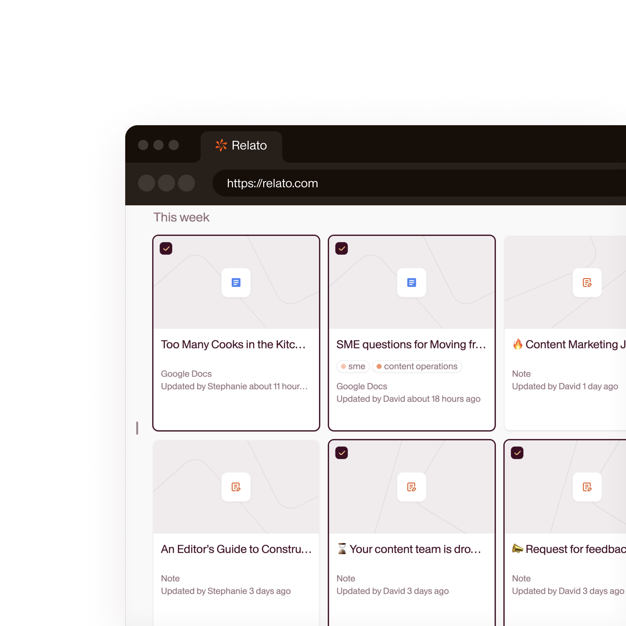 Curate and share Content Collections